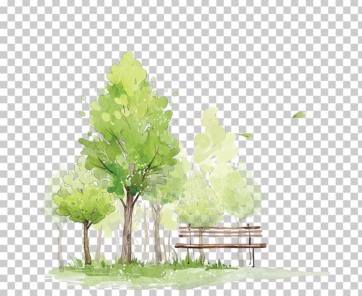 How To Paint Trees In Watercolor Watercolor Painting Sketch PNG, Clipart, Branch, Cartoon, Christmas Tree, Digital Media, Download Free PNG Download
