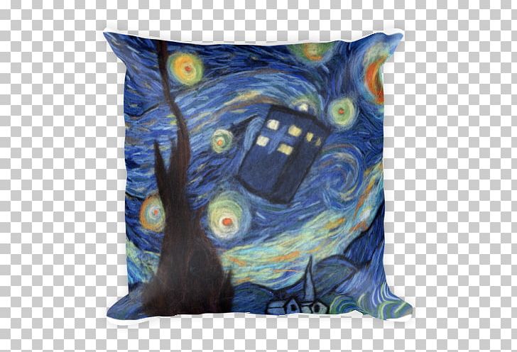 The Starry Night Painting Poster Art TARDIS PNG, Clipart, Art, Artist, Art Museum, Cushion, Matte Free PNG Download