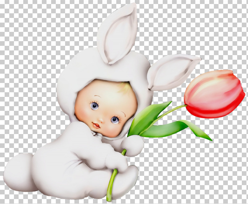 Easter Bunny PNG, Clipart, Cartoon, Easter Bunny, Paint, Plant, Rabbit Free PNG Download