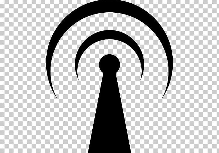 Wireless Data Transmission Computer Icons PNG, Clipart, Aerials, Black And White, Cell Site, Cellular Network, Circle Free PNG Download