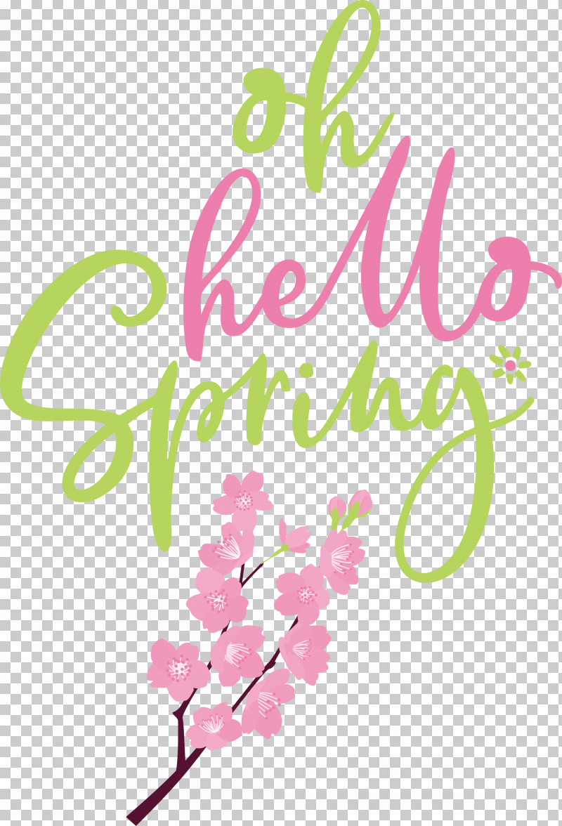 Oh Hello Spring Hello Spring Spring PNG, Clipart, Calligraphy, Floral Design, Hello Spring, Logo, Spring Free PNG Download