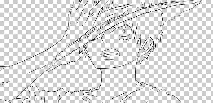 Drawing One Piece Painting Line Art Sketch PNG, Clipart, Arm, Artwork, Black, Black And White, Cartoon Free PNG Download