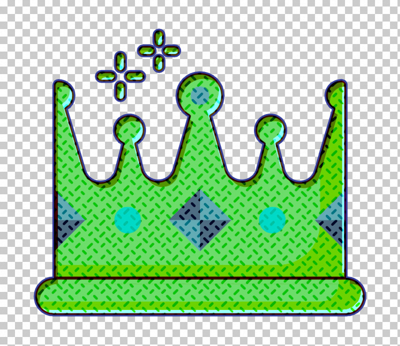 Party Icon Crown Icon PNG, Clipart, Crown Icon, Geometry, Green, Line, Mathematics Free PNG Download