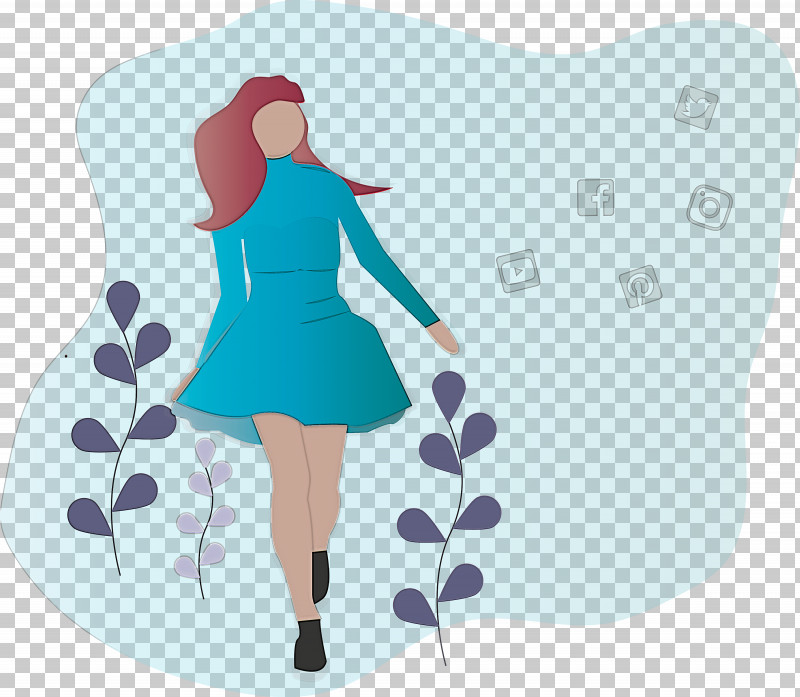 Girl Social Media PNG, Clipart, Girl, Silhouette, Social Media Free PNG Download