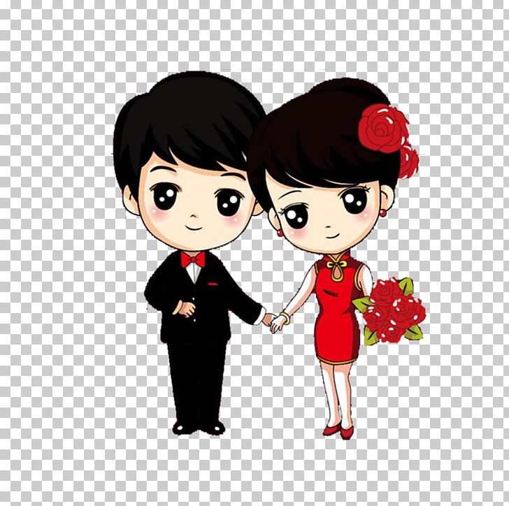 Cartoon Wedding Couple Drawing Marriage PNG, Clipart, Black Hair, Boy,  Bride, Bridegroom, Child Free PNG Download