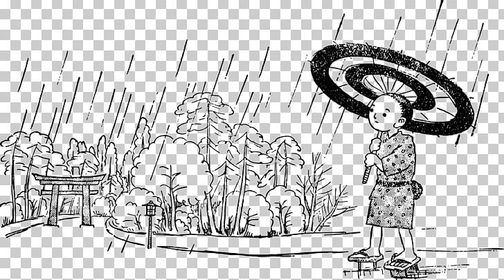Umbrella Line Art Drawing PNG, Clipart, Angle, Area, Art, Artwork, Black And White Free PNG Download