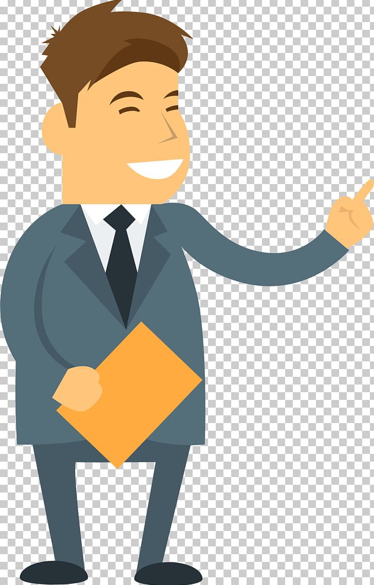 Cartoon Businessperson Index Finger Illustration PNG, Clipart, Business, Business Card, Business Man, Business People, Business Vector Free PNG Download