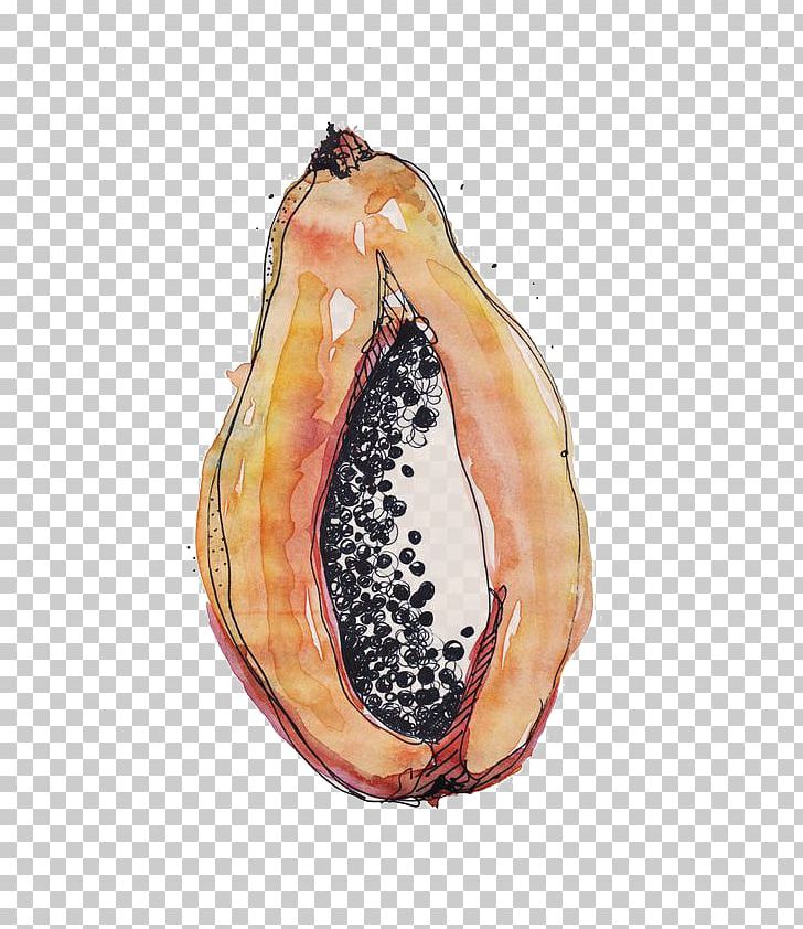 Fruit Watercolor Painting Illustration PNG, Clipart, Art, Cartoon, Cartoon Papaya, Creative, Creative Fruit Free PNG Download