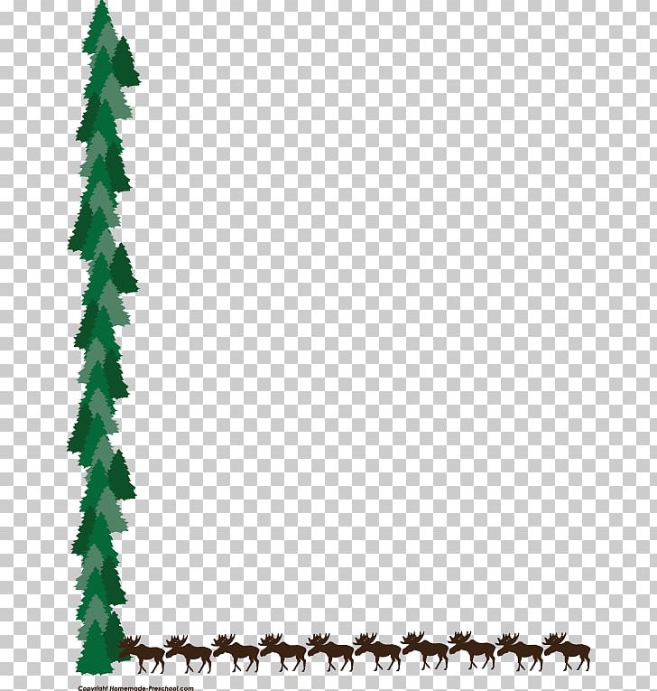 Moose Deer Tree PNG, Clipart, Angle, Blog, Border, Branch, Christmas Tree Free PNG Download