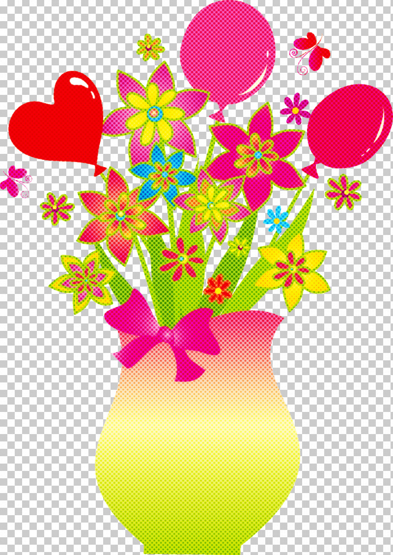 Flower Floral Vase PNG, Clipart, Cut Flowers, Floral, Flower, Heart, Plant Free PNG Download