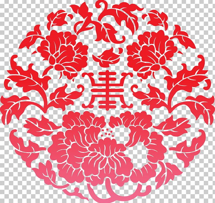 chinese flowers vector