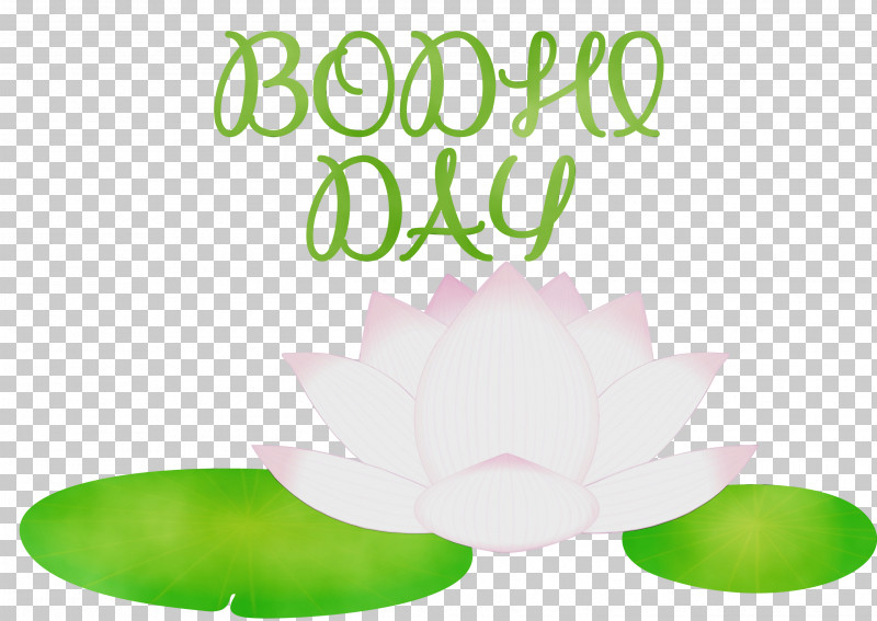 Logo Leaf Green Text Petal PNG, Clipart, Bodhi Day, Flower, Green, Leaf, Logo Free PNG Download
