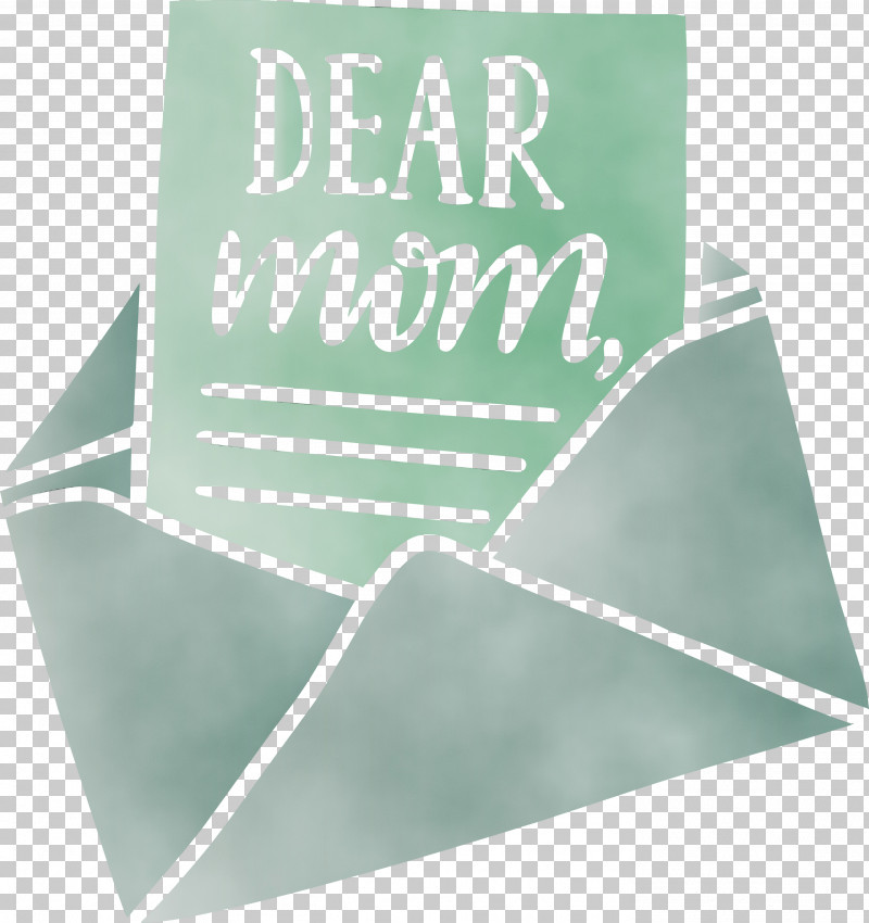 Green Leaf Font Logo Paper PNG, Clipart, Dear Mom Envelope, Green, Leaf, Logo, Mothers Day Free PNG Download