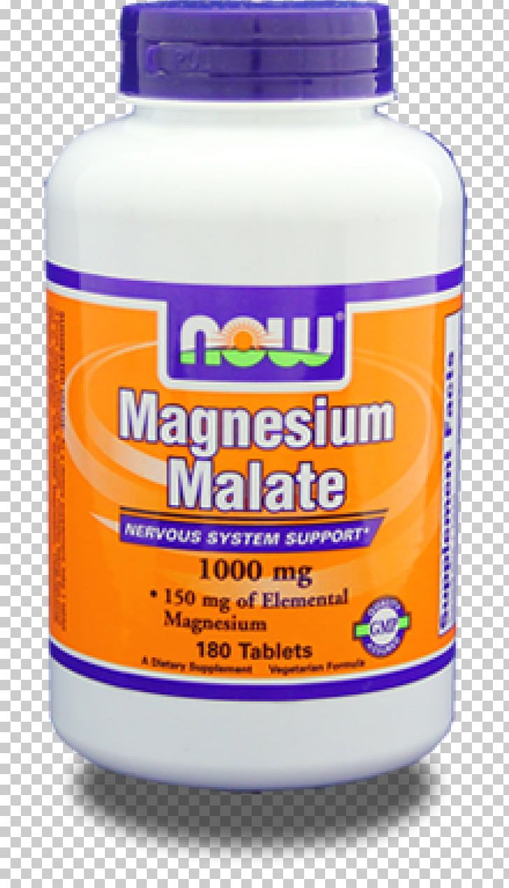Dietary Supplement Magnesium Malate NOW Foods Product PNG, Clipart, Diet, Dietary Supplement, Food, Liquid, Magnesium Free PNG Download