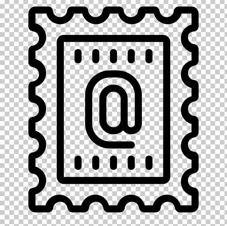 Postage Stamps Mail Computer Icons PNG, Clipart, Area, Black And White, Brand, Computer Icons, Envelope Free PNG Download