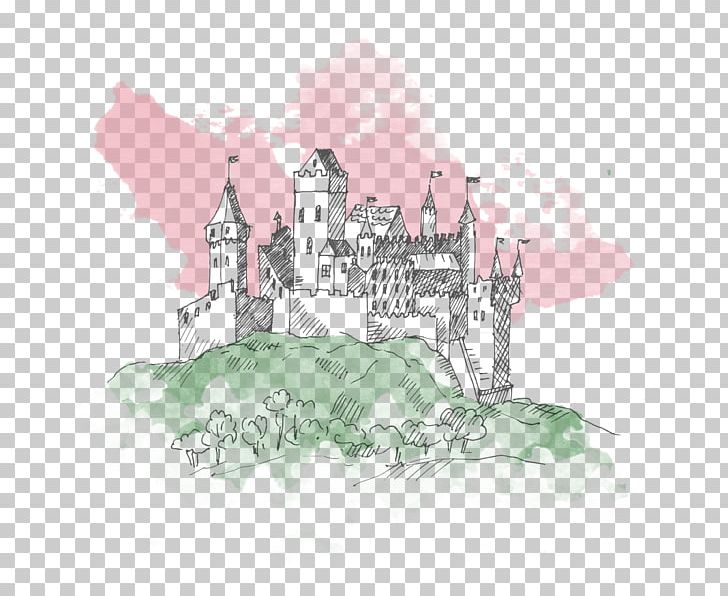 Castle Drawing Sketch PNG, Clipart, Art, Building, Cartoon, Castle, Croquis Free PNG Download
