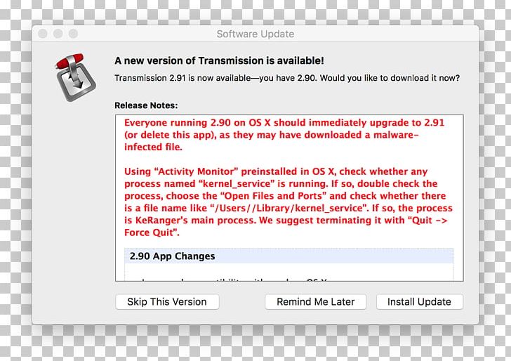 MacOS Malware KeRanger Ransomware PNG, Clipart, Apple, Area, Brand, Computer Software, Computer Virus Free PNG Download