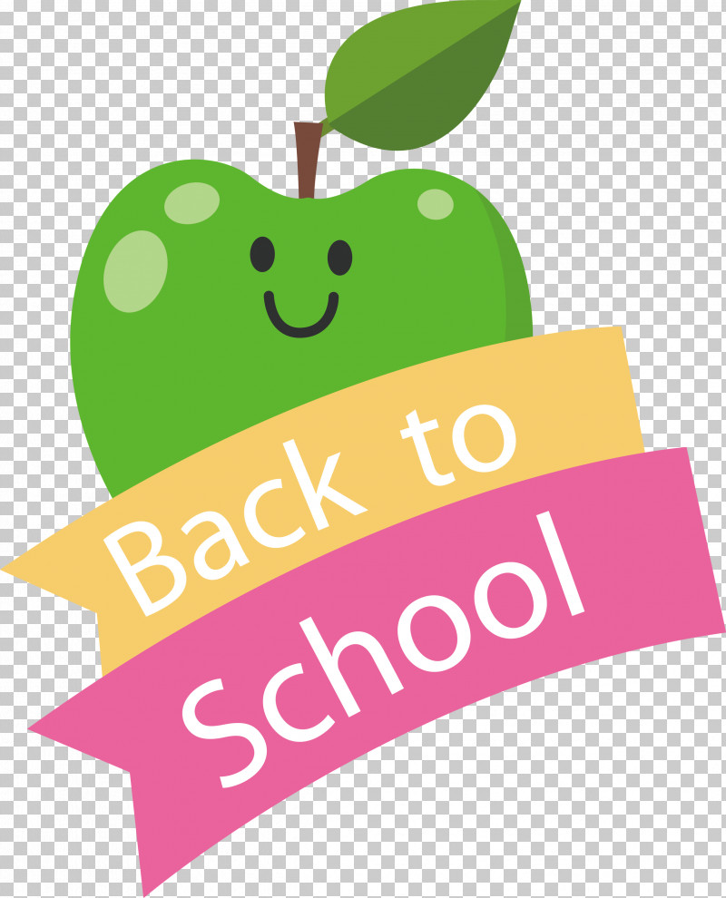 Back To School PNG, Clipart, Apple, Back To School, Fruit, Green, Happiness Free PNG Download