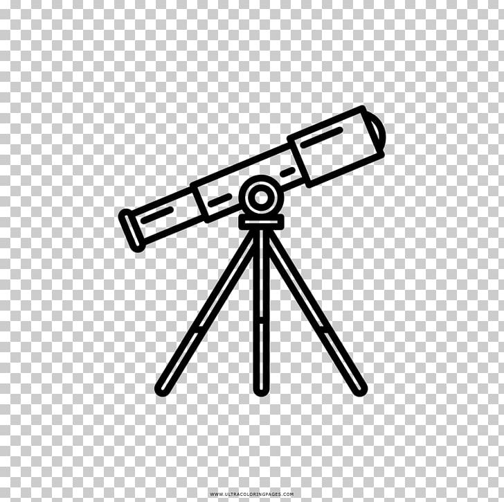 Drawing Telescope Coloring Book Optical Instrument PNG, Clipart, Angle, Animaatio, Area, Black And White, Camera Free PNG Download