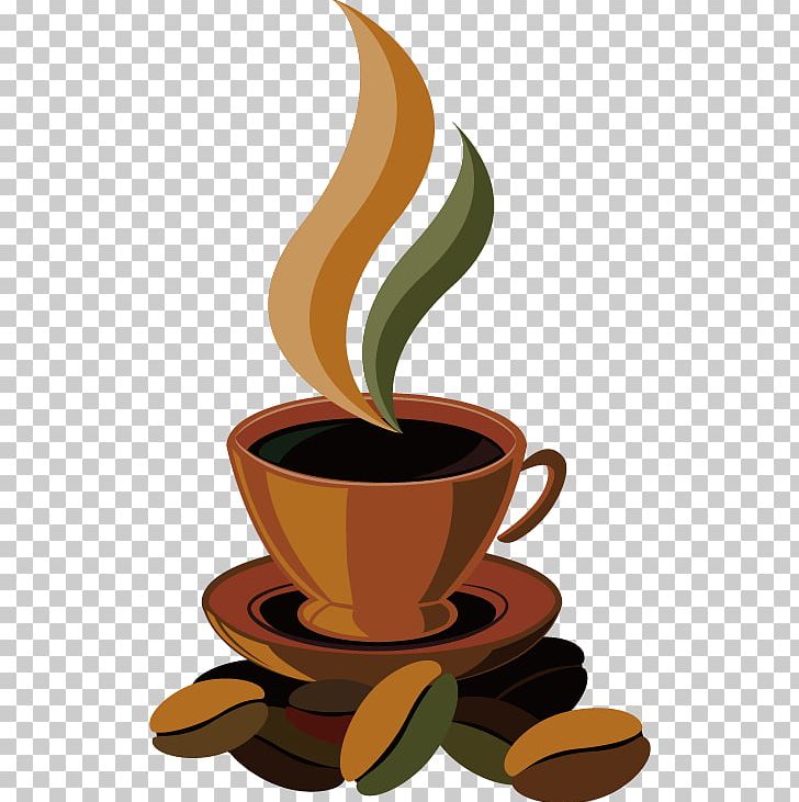 Coffee Cup Hot Chocolate Cafe PNG, Clipart, Bean, Caffeine, Coffee, Coffee Aroma, Coffee Bean Free PNG Download