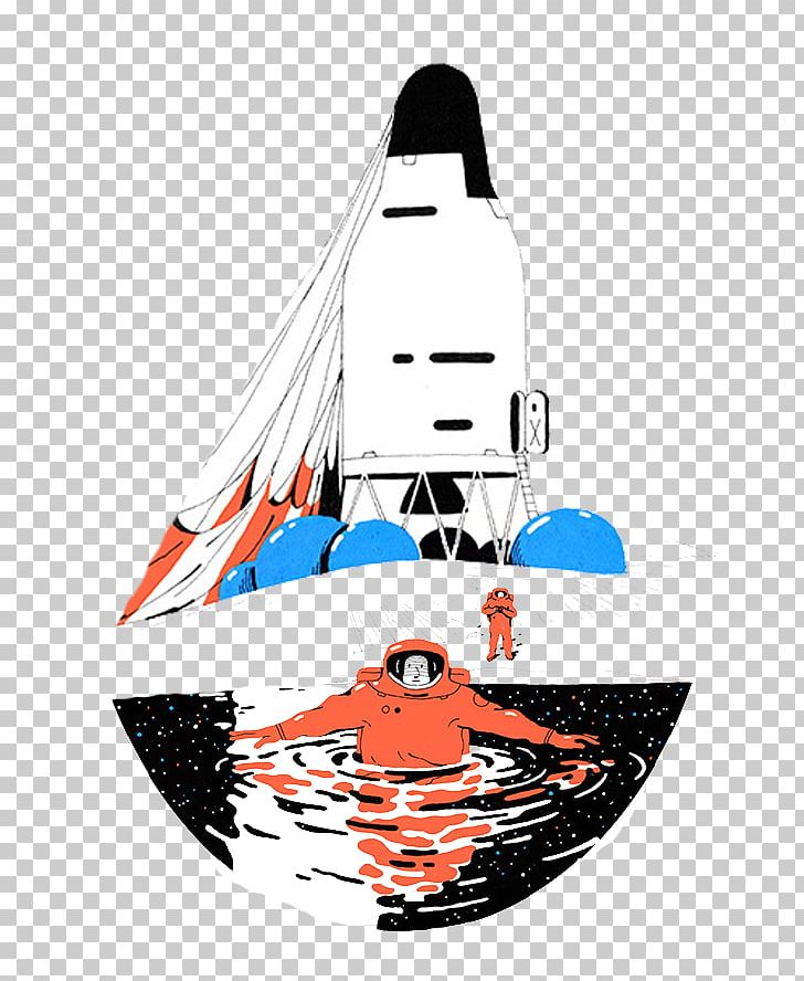 Illustrator Graphic Design Astronaut Illustration PNG, Clipart, Art, Astronaut, Balloon Cartoon, Behance, Boat Free PNG Download