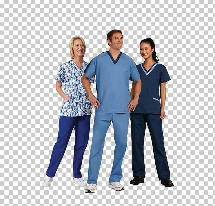 Scrubs Sleeve T-shirt Shoulder Uniform PNG, Clipart, Abdomen, Arm, Blue, Clothing, Doctor Uniform Free PNG Download