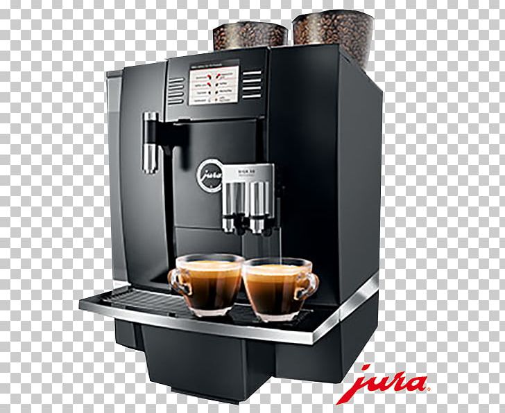 Coffeemaker Espresso Jura Elektroapparate Cappuccino PNG, Clipart, Cappuccino, Coffee, Coffee Bean, Coffeemaker, Coffee Vending Machine Free PNG Download