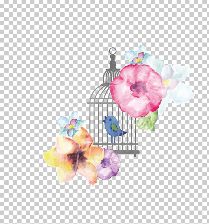 Birdcage Watercolor Painting PNG, Clipart, Bird, Cage, Computer Wallpaper, Decorative Patterns, Design Free PNG Download