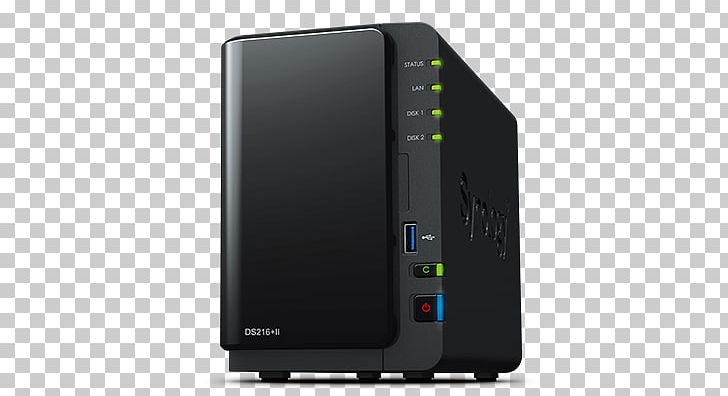 Synology Inc. Network Storage Systems Synology DiskStation DS216 Synology Disk Station DS216+ II Hard Drives PNG, Clipart, Computer Accessory, Electronic Device, Electronics, Gadget, Hard Drives Free PNG Download
