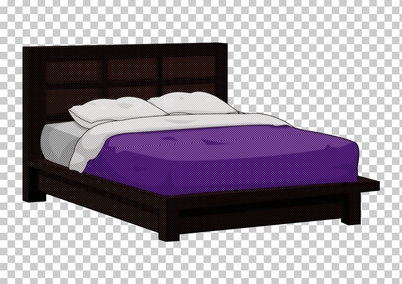 Furniture Bed Bed Frame Bedroom Purple PNG, Clipart, Bed, Bed Frame, Bedroom, Boxspring, Furniture Free PNG Download