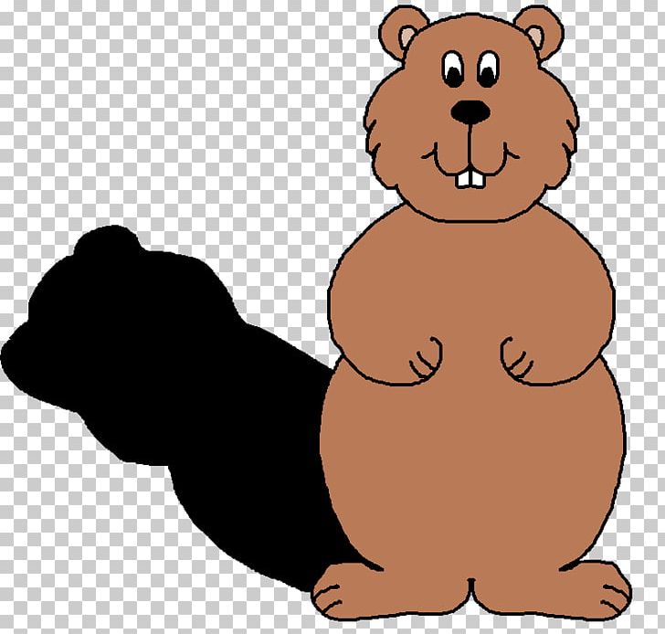 The Groundhog Groundhog Day PNG, Clipart, Bear, Bear Shadow Cliparts, Beaver, Carnivoran, Cartoon Free PNG Download