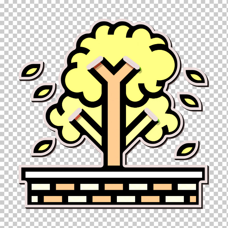 Architecture Icon Tree Icon PNG, Clipart, Architecture Icon, Line, Logo, Tree Icon, Yellow Free PNG Download