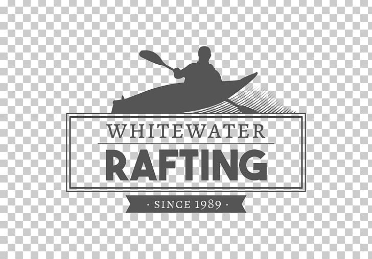 Logo Rafting Canoe Paddle Paddling PNG, Clipart, Advertising, Black And White, Brand, Canoe, Eps Free PNG Download