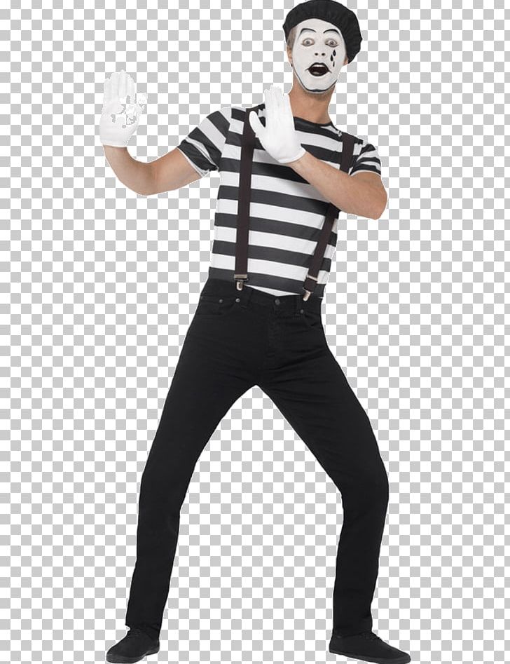 T-shirt Costume Party Mime Artist Clothing PNG, Clipart, Beret, Braces, Clothing, Clown, Costume Free PNG Download