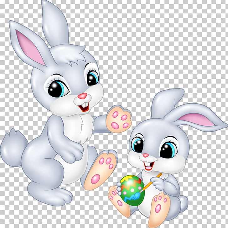 Easter Bunny Painting Cartoon PNG, Clipart, Art, Domestic Rabbit, Easter, Easter Bunny, Easter Egg Free PNG Download