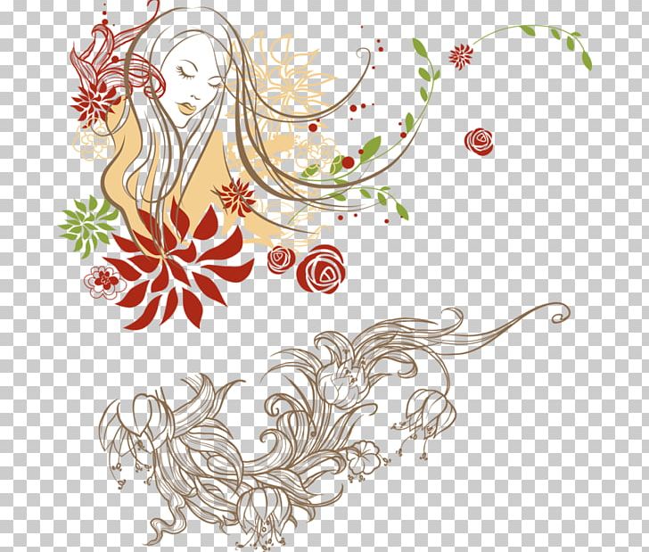 Flower Arranging Leaf People PNG, Clipart, Artwork, Beauty Center, Black And White, Blog, Download Free PNG Download