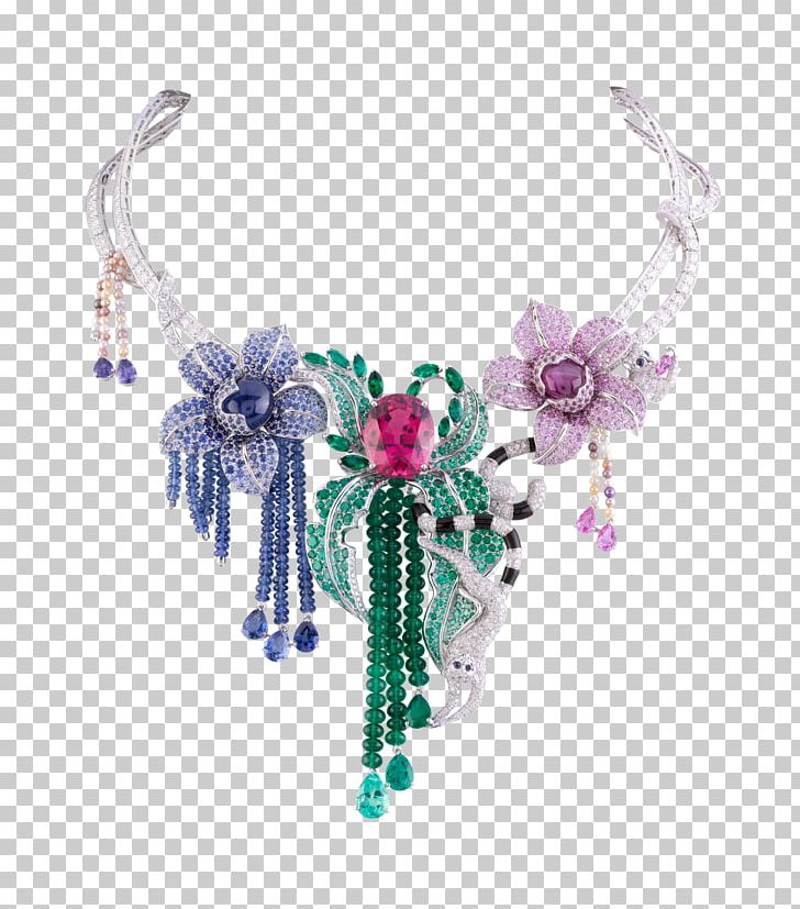 Van Cleef & Arpels Jewellery Necklace Sapphire Emerald PNG, Clipart, Body Jewelry, Carat, Charms Pendants, Diamond, Diamond Cut Free PNG Download