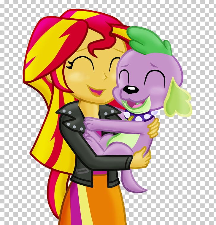Spike Sunset Shimmer Twilight Sparkle Pinkie Pie Rarity PNG, Clipart, Applejack, Art, Cartoon, Equestria, Fictional Character Free PNG Download