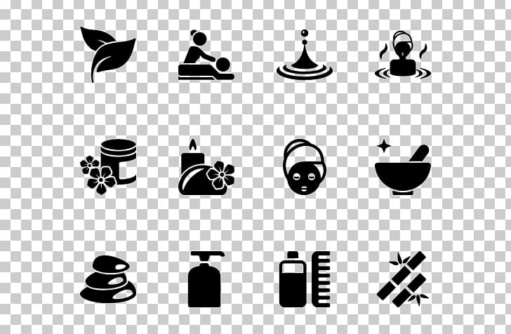 Computer Icons Spa PNG, Clipart, Black, Black And White, Brand, Computer Icons, Computer Program Free PNG Download