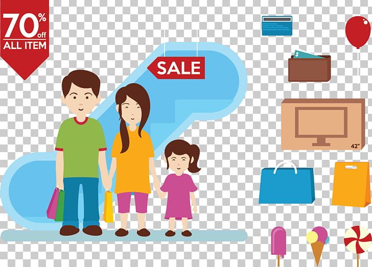 Family Shopping Centre Illustration PNG, Clipart, Cartoon, Child, Conversation, Family Tree, Father Free PNG Download