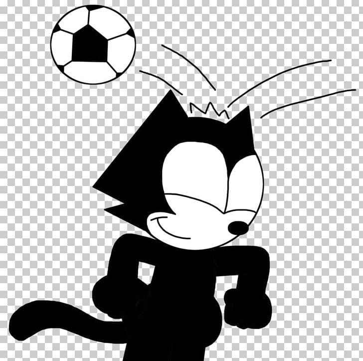 soccer ball black and white clipart cat