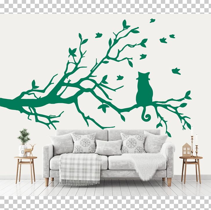 Lovebird Wall Decal Cat Branch PNG, Clipart, Animals, Bird, Birdcage, Branch, Cat Free PNG Download