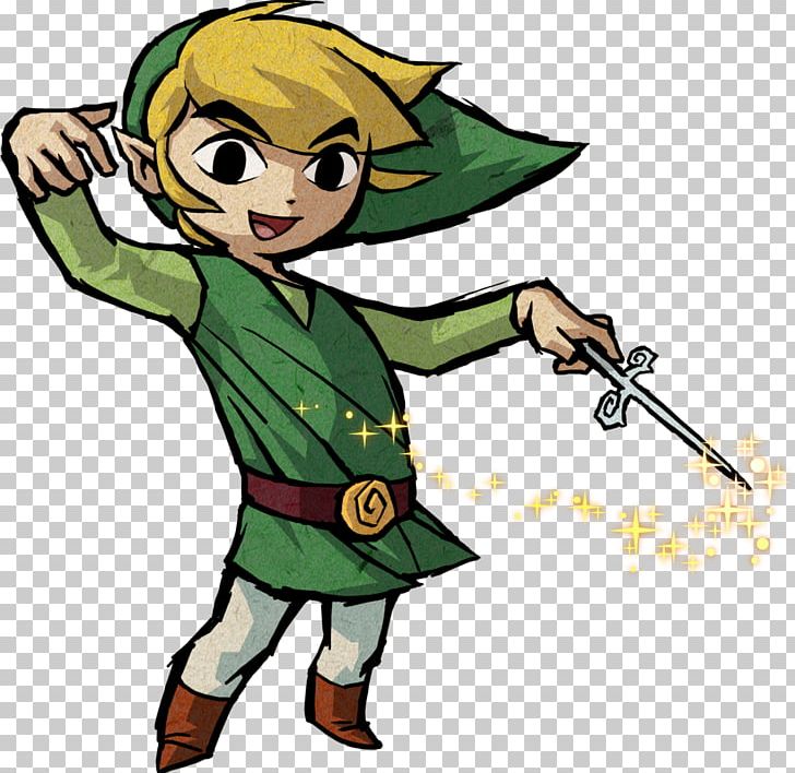 The Legend Of Zelda: The Wind Waker HD Link The Legend Of Zelda: The Minish Cap The Legend Of Zelda: Four Swords Adventures PNG, Clipart, Art, Artwork, Drawing, Fictional Character, Game Free PNG Download