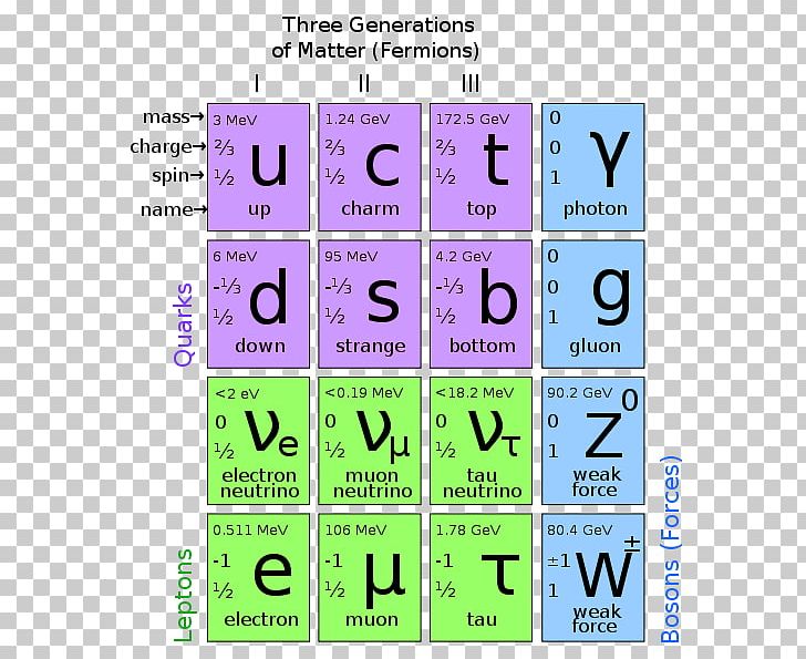 Particle Physics Standard Model Elementary Particle Fermion PNG, Clipart, Area, Boson, Brand, Diagram, Electron Free PNG Download