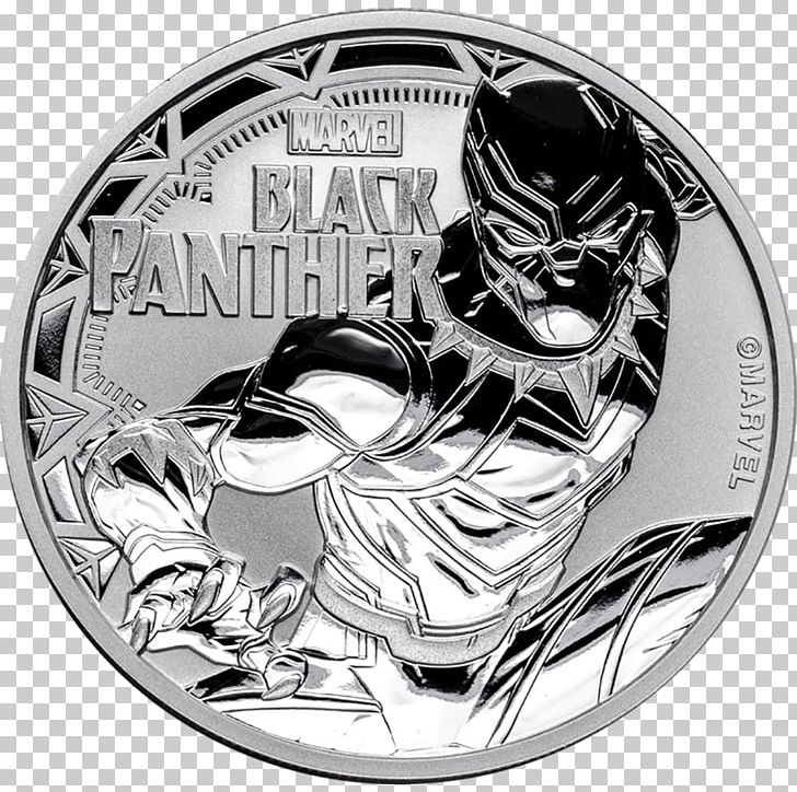 Black Panther Perth Mint Spider-Man Thor Marvel Cinematic Universe PNG, Clipart, Black And White, Black Panther, Bullion, Bullion Coin, Coin Free PNG Download