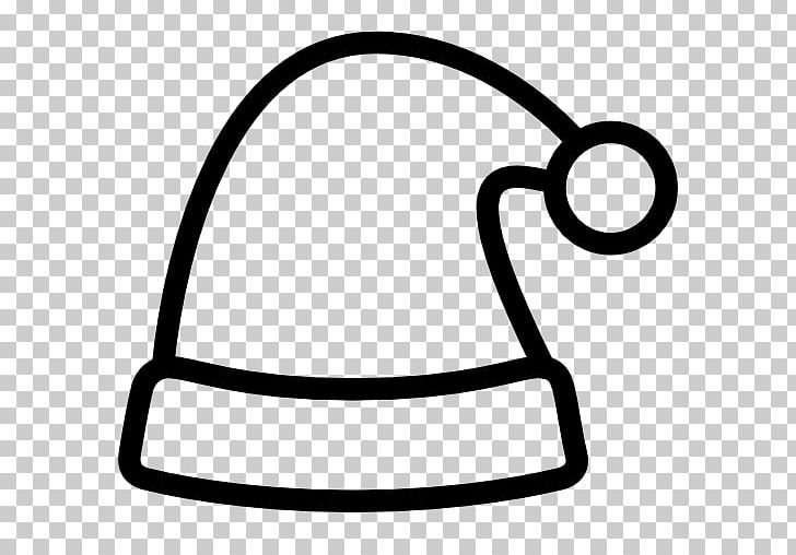 Computer Icons Christmas Hat Santa Claus PNG, Clipart, Area, Black And White, Cap, Christmas, Christmas Hat Free PNG Download