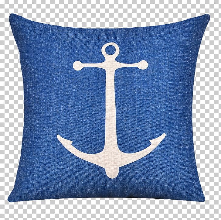 Throw Pillow Anchor Cushion Blue PNG, Clipart, Abstract Pattern, Anchor, Anchors, Anclaje, Bed Free PNG Download