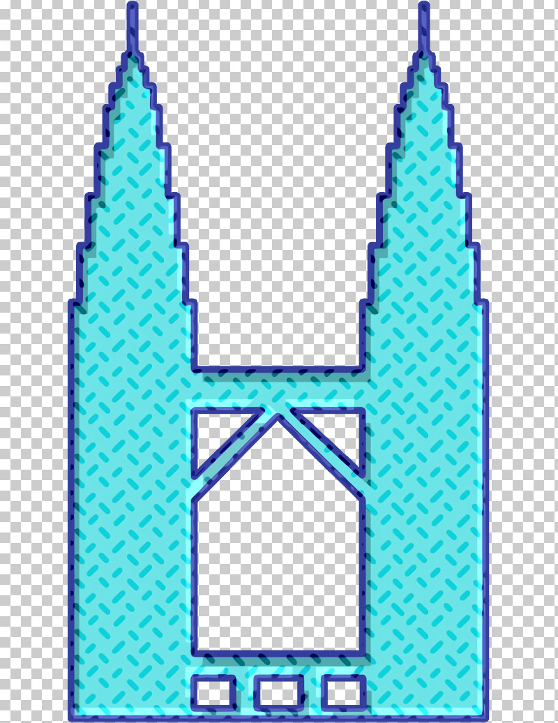 Petronas Twin Towers Icon Monuments Icon Malaysia Icon PNG, Clipart, Geometry, Line, Malaysia Icon, Mathematics, Microsoft Azure Free PNG Download