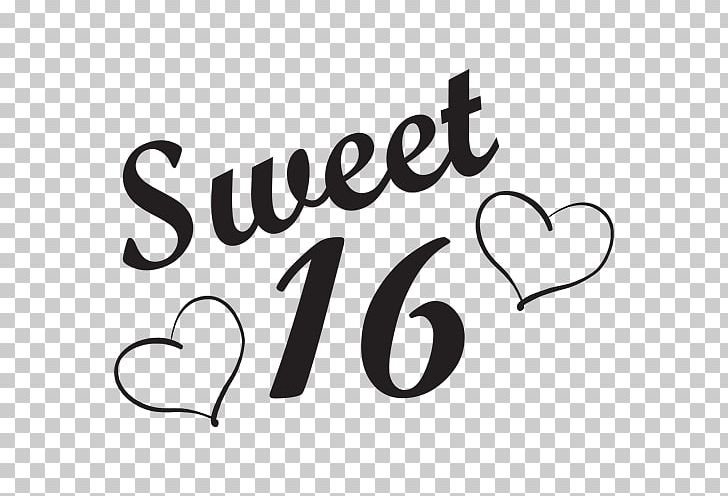 Sweet Sixteen Birthday Party PNG, Clipart, Area, Birthday, Birthday Party, Black And White, Brand Free PNG Download