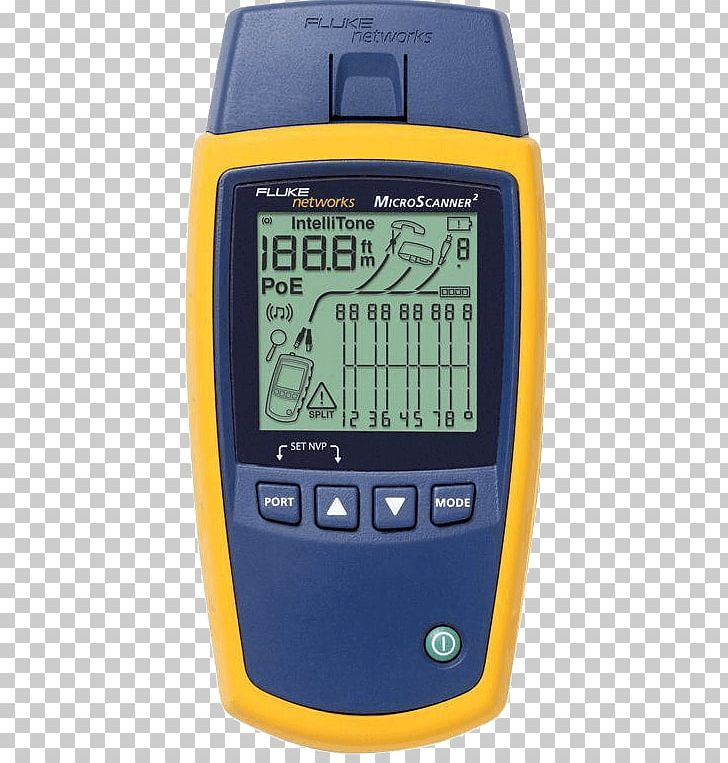 Cable Tester Fluke Corporation Computer Network Network Cables Multimeter PNG, Clipart, 8p8c, Bnc Connector, Cable Tester, Computer Network, Data Free PNG Download